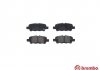 Колодка гальм. диск. INFINITI FX, NISSAN X-TRAIL (T30) задн. BREMBO P56 087 (фото 2)