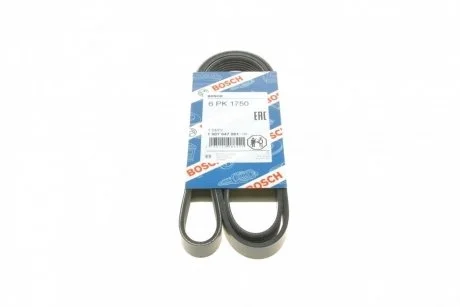 Ремень поликлин. 6PK1750 (пр-во Bosch) BOSCH 1 987 947 981