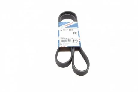 Ремень п-клиновой 6pk 1306 (пр-во Bosch) BOSCH 1 987 948 343