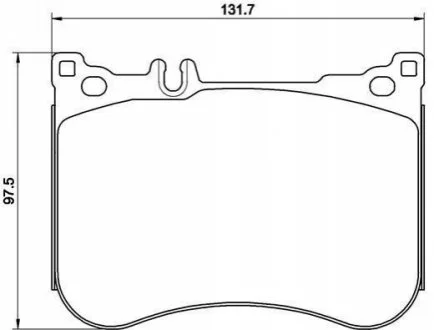 Гальмівні колодки дискові BREMBO P50 114
