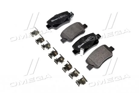 Колодка торм. диск. TOYOTA AVENSIS/AVENSIS SW 1.6,1.8,2.0,2.0D-4D,2.2D-4D 09- задн. (пр-во) BREMBO P83 112