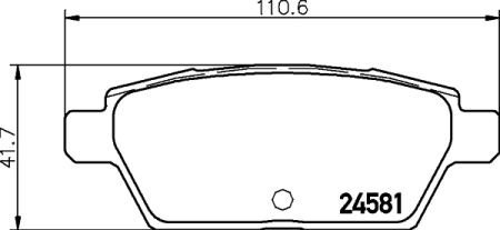 Гальмівні колодки дискові BREMBO P49 051 (фото 1)