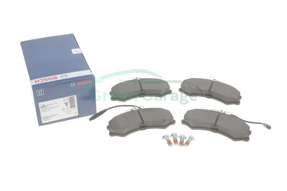 Гальмівні колодки дискові BOSCH 0986467411 (фото 1)