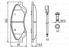 Гальмівні колодки дискові BOSCH 0986494236 (фото 3)