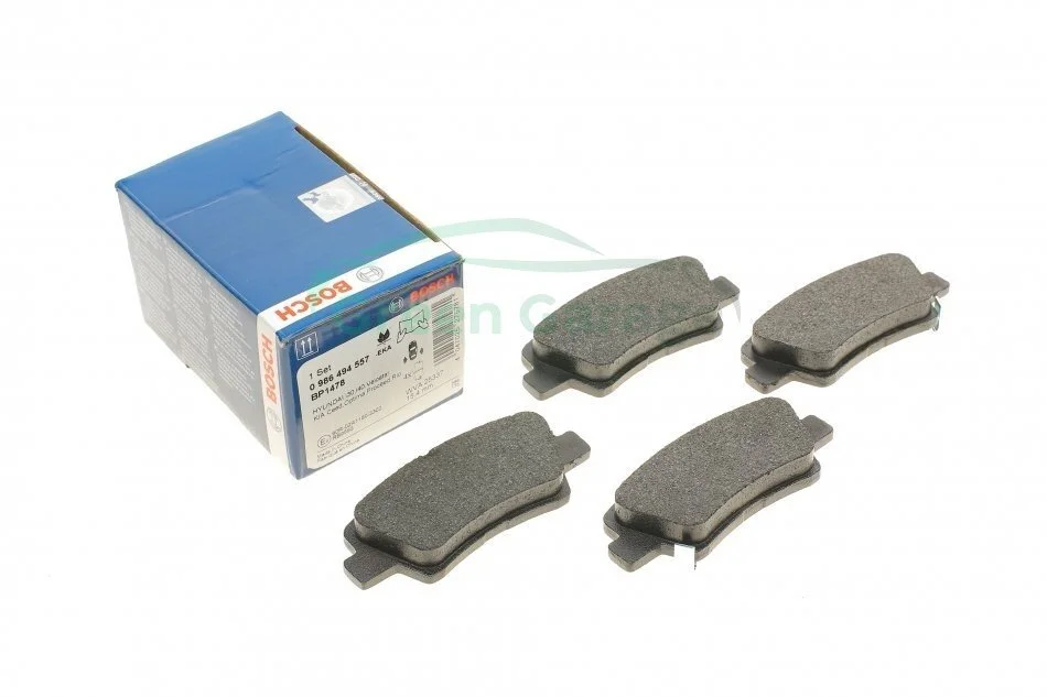 Колодка торм. диск. HYUNDAI ACCENT IV, SONATA V задн. (пр-во Bosch) BOSCH 0986494557 (фото 1)