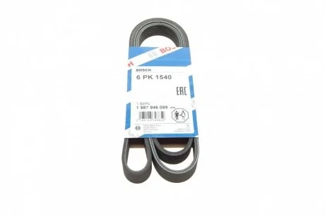 Ремень клиновой 6pk1540 (пр-во Bosch) BOSCH 1 987 946 099