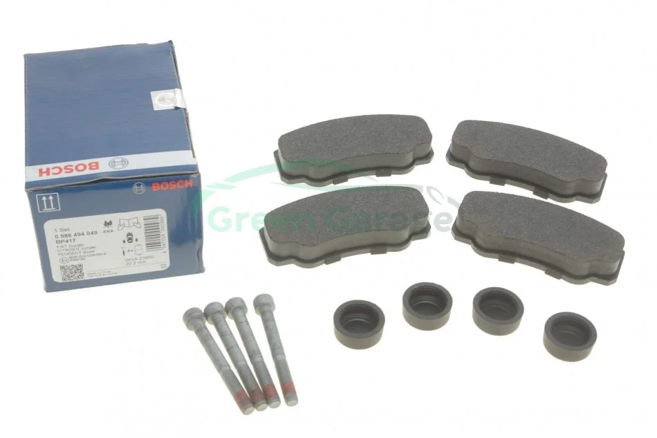 Гальмівні колодки дискові BOSCH 0986494049 (фото 1)