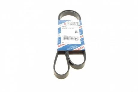 Ремень поликлин. 6PK1400 (пр-во Bosch) BOSCH 1 987 946 059