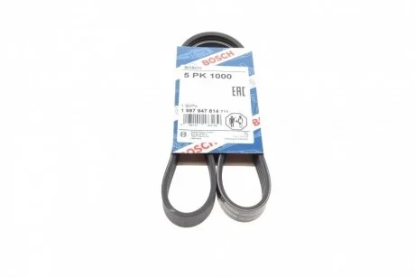 Ремень п-клиновой 5pk1000 (пр-во Bosch) BOSCH 1 987 947 814