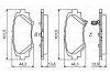 Гальмівні колодки дискові BOSCH 0986494803 (фото 1)