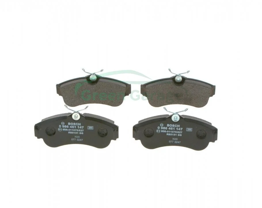 Колодка торм. диск. NISSAN ALMERA передн. (пр-во Bosch) BOSCH 0986461147 (фото 1)