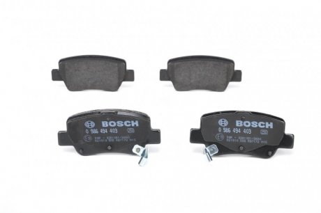 Гальмівні колодки дискові BOSCH 0986494403