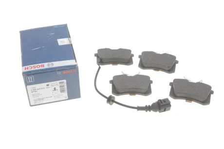 Колодка торм. диск. AUDI, CITROEN, FIAT, FORD, LANCIA, PEUGEOT, SEAT, VW задн. (пр-во Bosch) BOSCH 0986424813