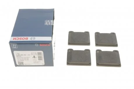 Колодка торм. диск. AUDI, BMW, FORD, MB, OPEL, PORSCHE, VW, VOLVO задн. (пр-во Bosch) BOSCH 0986466302
