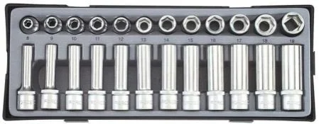Набір головок 1/2" 24 пр FORCE T4248