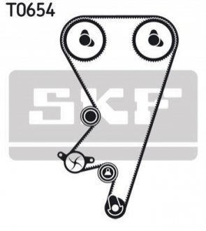 Комплект (ремінь+ролики) SKF VKMA 05202