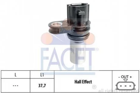 Датчик положения коленвала FACET 9.0675