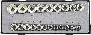 Набір головок 1/2" 21 пр FORCE T4212