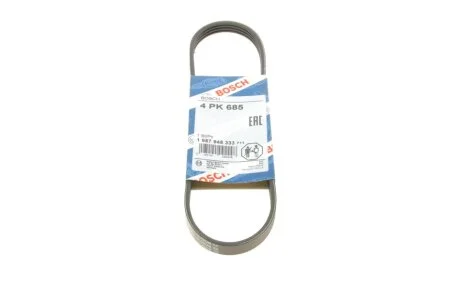 Ремень поликлин. 4PK685 (пр-во Bosch) BOSCH 1 987 948 333