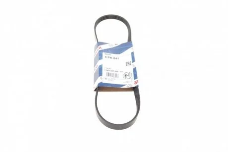 Ремень п-клиновой 4pk841 (пр-во Bosch) BOSCH 1 987 947 805