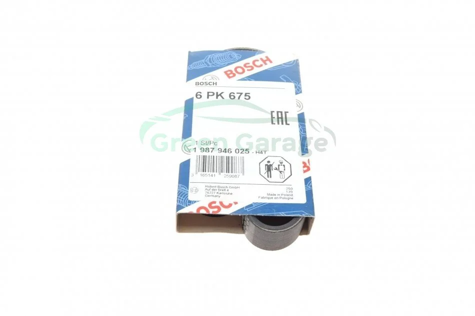 Ремінь п-клинової 6pk675 (вир-во Bosch) BOSCH 1 987 946 025 (фото 1)