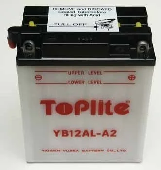 Мотоакумулятор TOPLITE YB12ALA2 (фото 1)