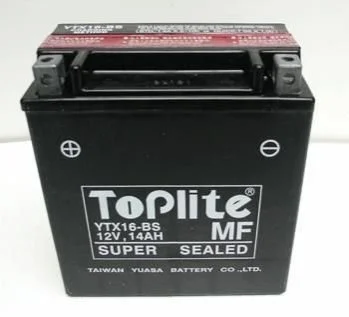Мотоакумулятор TOPLITE YTX16BS (фото 1)