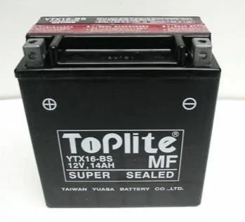 Мотоакумулятор TOPLITE YTX16BS