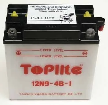 Мотоакумулятор TOPLITE 12N94B1 (фото 1)