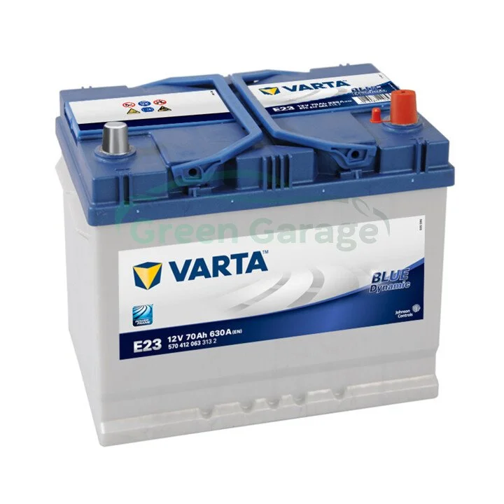 Аккумулятор 70Ah-12v BD(E23) (261х175х220),R,EN630 Азия VARTA 570412063 (фото 1)