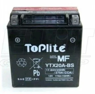 Мотоакумулятор TOPLITE YTX20ABS