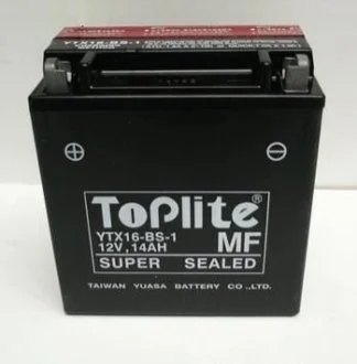 Мотоакумулятор TOPLITE YTX16BS1