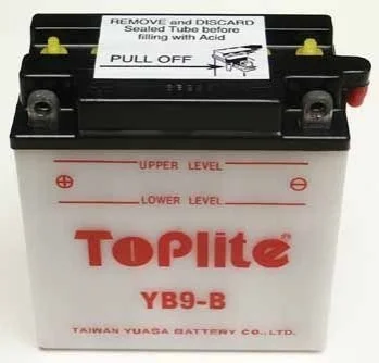 Мотоакумулятор TOPLITE YB9B (фото 1)
