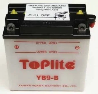 Мотоакумулятор TOPLITE YB9B