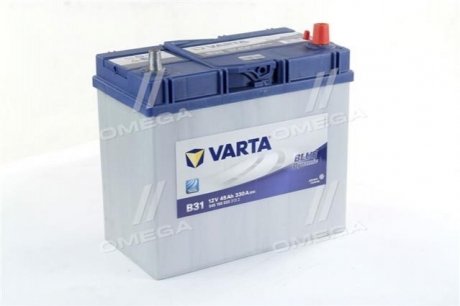 Акумулятор 45Ah-12v BD(B31) (238х129х227),R,EN330 Азія тонкі клеми VARTA 545155033
