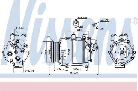 Компресор кондиціонера NISSENS 89245