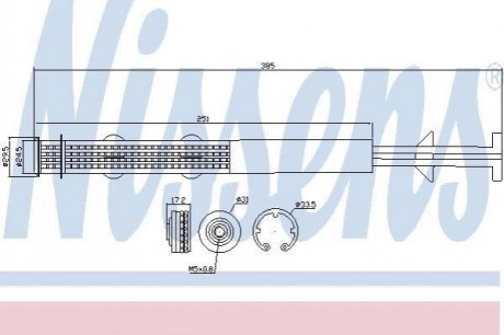 Осушувач кондицiонера NISSENS 95403