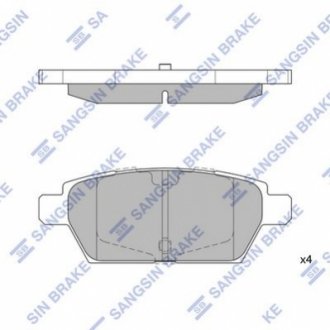 Кт. Гальмiвнi колодки Hi-Q (SANGSIN) SP1476