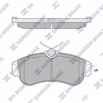 Кт. Гальмiвнi колодки Hi-Q (SANGSIN) SP1581