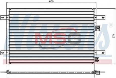 Радiатор кондицiонера NISSENS 94251