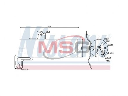 Осушувач кондицiонера NISSENS 95497