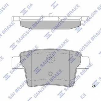 Кт. Гальмiвнi колодки Hi-Q (SANGSIN) SP2095