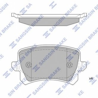 Кт. Гальмiвнi колодки Hi-Q (SANGSIN) SP2263