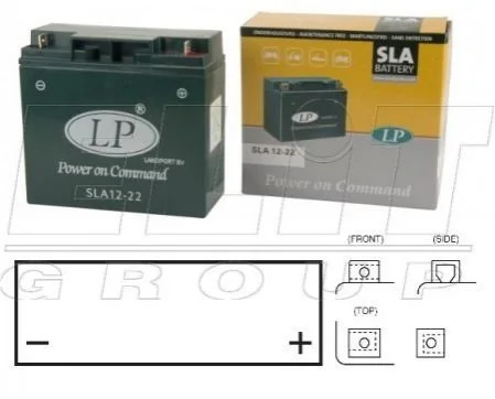 Мотоакумулятор LP SLA LP BATTERY SLA 1222 (фото 1)