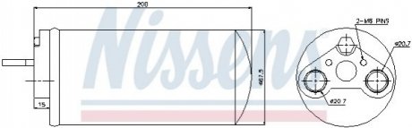 Осушувач кондицiонера NISSENS 95461