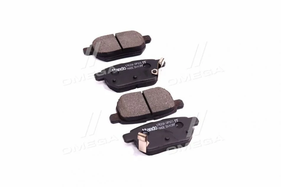 Колодки гальм. TOYOTA AURIS, COROLLA, IQ, PRIUS, URBAN CRUISER, YARI (вир-во Mando) MANDO MPT20 (фото 1)