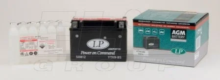 Мотоакумулятор LP AGM LP BATTERY YTX9BS (фото 1)