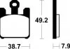 Гальмівні колодки SBS 788HS (фото 1)