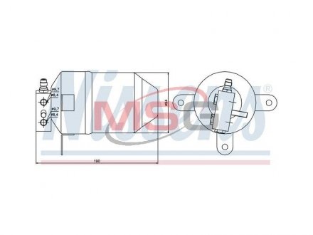 Осушувач кондицiонера NISSENS 95006