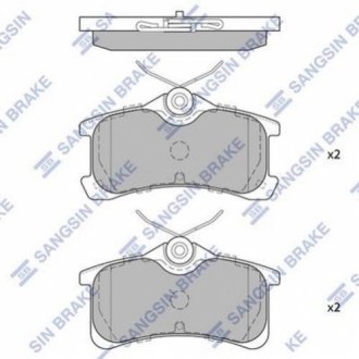 Кт. Гальмiвнi колодки Hi-Q (SANGSIN) SP1575